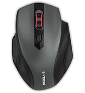 E-YOOSO Bluetooth Mouse, 4000 DPI Dual Mode (BT5.0, 2.4G) Wireless Mouse for Laptop, Office Ergon...
