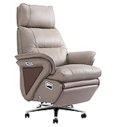 reclining office chair with footrest executive ergonomic comfortable office chair for big and tall
