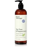Plant Therapy Tea Tree and Peppermint Essential Oil Natural Body Wash 16 oz For all Skin Types, S...