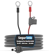 SegurVelo Starlink Mini O Ring to DC Connecters Extension Cable, 18AWG Starlink Mini Direct Batte...