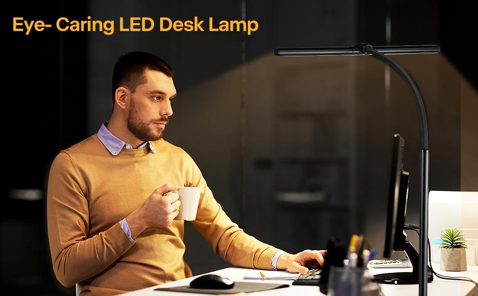 Office Lamp, Study Lamp, Desk Lamp for Dorm, Table Lamp