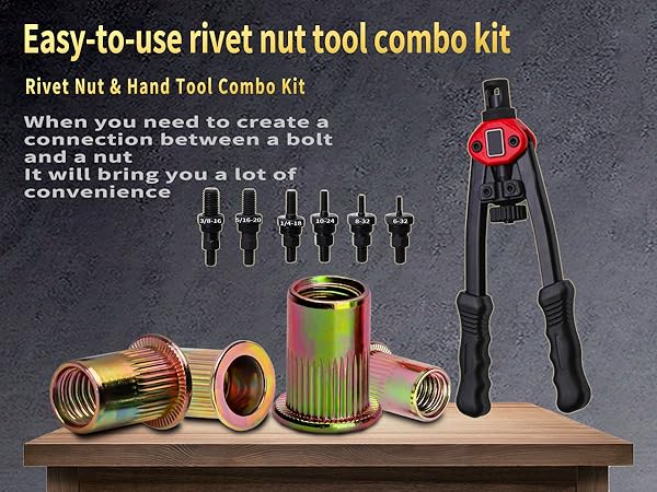 imperial rivet nut nutsert tool kit