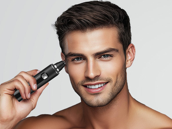 Ear and Nose Hair Trimmer for Men Women,Painless USB Rechargeable Nose Hair Trimmer Clipper