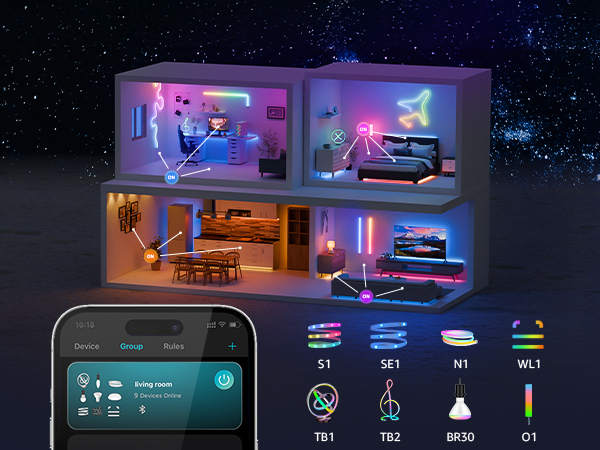 Lepro smart lamps for living room