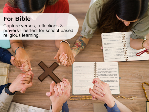 notebook for bible