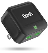 Dual USB-C Charger 40W - Compact Foldable Fast Charging Wall Adapter for iPhone 16 Pro Max, Galax...