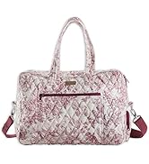 Maison d' Hermine Weekend Bag Cotton Quilted Duffel Overnight Luggage Weekender Gym Bag for Gifts...