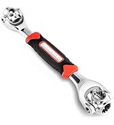 KOOPOOL Universal Wrench 52 in 1 Socket Wrench Tool with Multifunction 360 Degree Rotating Head, ...