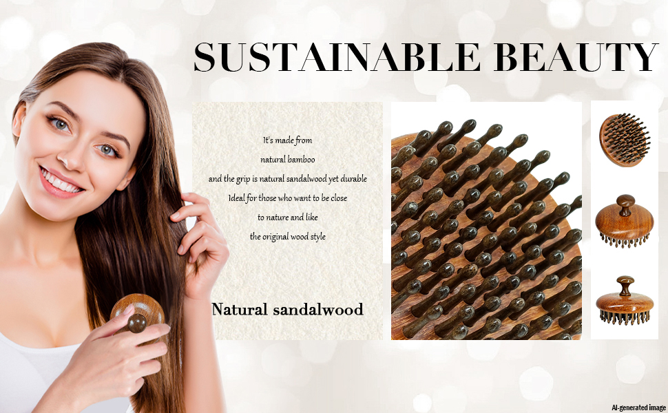 Scalp massager for thinning hair