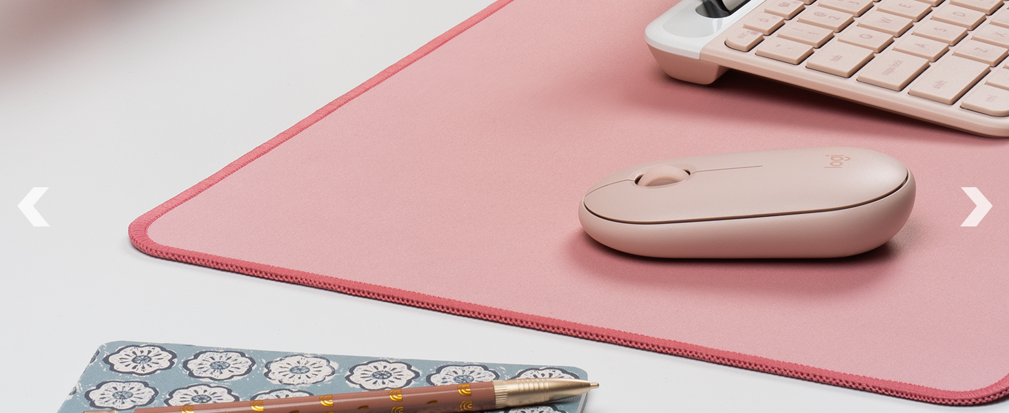 pebble m350 wireless compact rose mouse