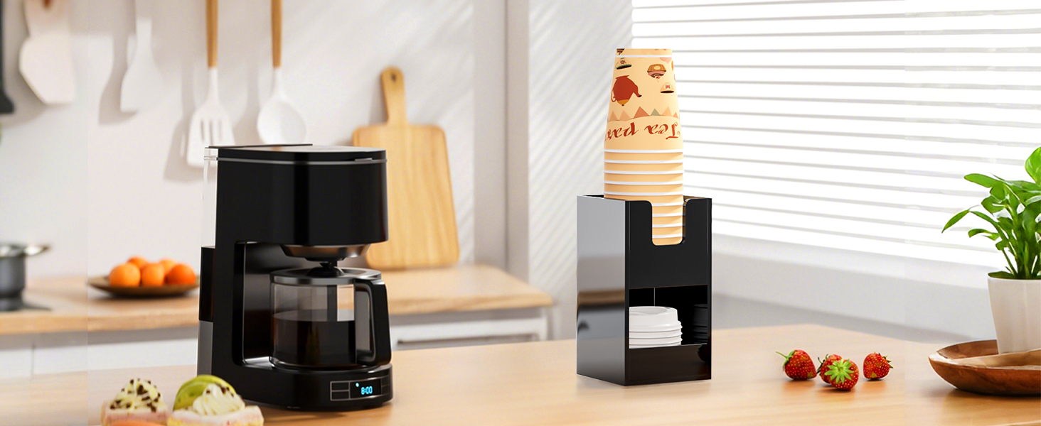 coffee condiment organizer for countertop