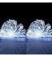 Solar String Lights, 2 Pack 100 LED Copper Wire Lights, Waterproof Fairy Decoration Starry String...