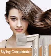 7 in 1 Hot Air Styler &amp; Hair Dryer Brush, 110,000 RPM Multi Hair Styler with Negative Ions for Fr...