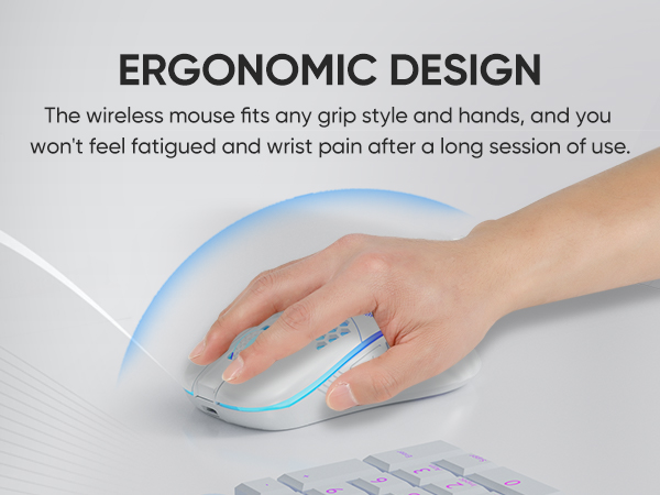 Wireless Gaming Mouse Honeycomb