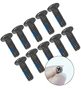 ZAHARA 10PCS Black Lower Bottom Base Cover Case Screws Replacement for Lenovo ideapad 3 14ADA6 82...
