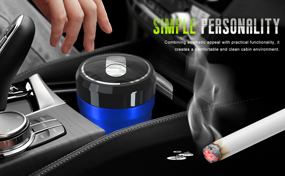 Car Ashtray with Lid