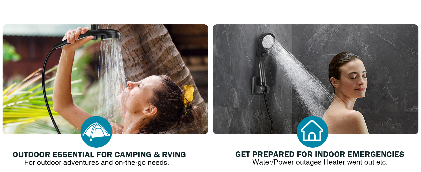 Versatile camping, hiking, and pet cleaning.