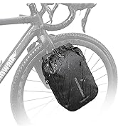 Rhinowalk Bike front fork Waterproof bag Bike Pannier Bag Saddle Bag Fork Bag Rack Bicycle Bag Sh...