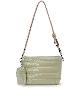 ACUARIO Crossbody Bags for Women - Puffy Tote Bag Purse for Work, Travel, Shoulder Handbag with S...