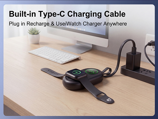 Built-in Type-C Charging Cable