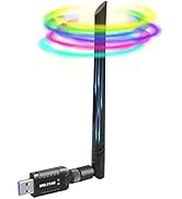 GAROGYI USB 3.0 WiFi Adapter AC1300Mbps for PC, Dual Band Network Adapter with 5.8GHz/2.4GHz High...