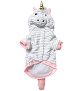 Toddmomy Pet Party Clothes Unicorn Dog Clothes Halloween Pet Costume Dress for Girl Pet Apparel B...