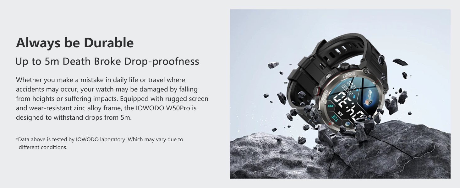 Durable smartwatch