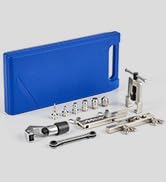 Orion Motor Tech Single Flaring Tool &amp; Swaging Tool Kit for HVAC Tubing, 45 Degree 1/8" - 3/4" Fl...