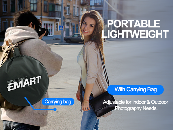 with carrying bag