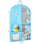 Zilink Clear Dance Costume Bags 40 Inch Garment Bag for Boys Girls with 5 Clear Zipper Pockets fo...