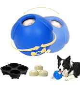 Yipetor Frozen Wobbly Chew Toy, Slow Feeder Lick Toy for Medium Large Dogs | Freezable chew toy f...