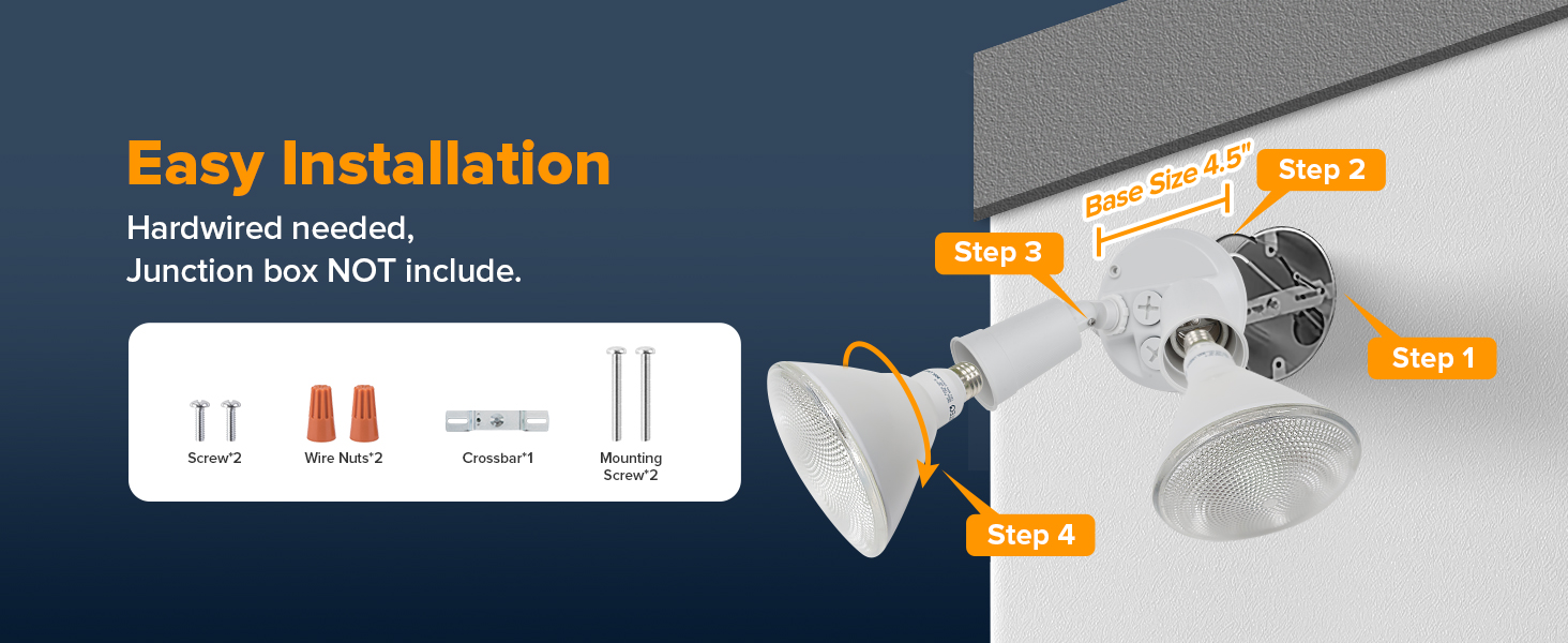 outdoor flood light fixture