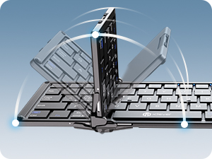 Foldable Keyboard with Touchpad