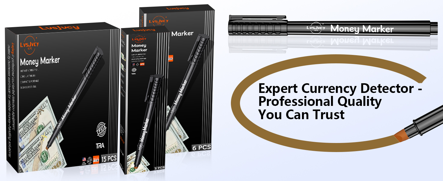 LvsJvcy Counterfeit Money Detector Pen