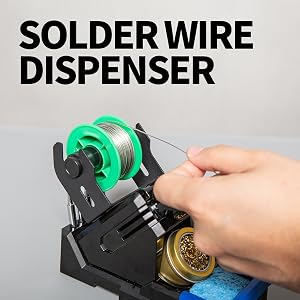 solder wire spool holder