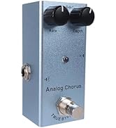 Electric Guitar Effects Pedal Portable Single Type Compact Aluminum Alloy Analog Chorus Guitar Pe...