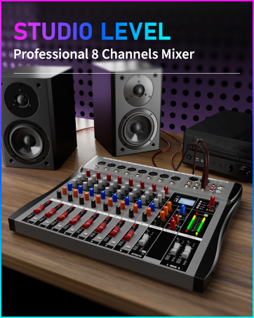 8 channel mixer