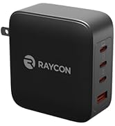 Raycon Magic Charger Pro Charger 100W Fast Charging Cube with 4 Output Ports with USB-C and USB (...