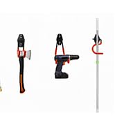 Bexarion 16 Pack Garage Hooks Heavy Duty, Orange Anti-Slip Coating, Wall Mount Garage Storage Hoo...