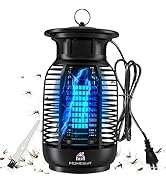 Homesuit Bug Zapper Outdoor and Indoor 18W,4250V High Powered Mosquito Zapper, Waterproof Mosquit...