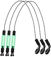 Toddmomy 3pcs Fishing Alarm Fishing Accessories Carp Bite Indicator Iron Fishing Alarm Hanger Rac...