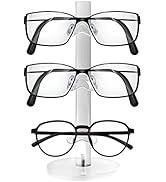 CADUFUELLY 3 Layers Acrylic Sunglass Organizer, Eyelasses Holder, Sunglasses Display Stand, Eyewe...