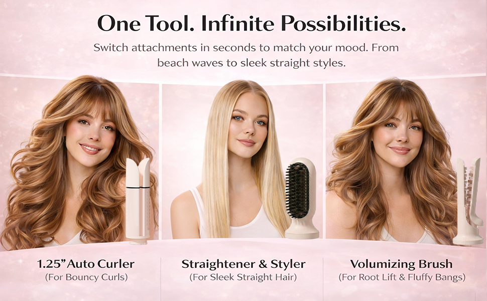 Hair Curler Automatic Rotating