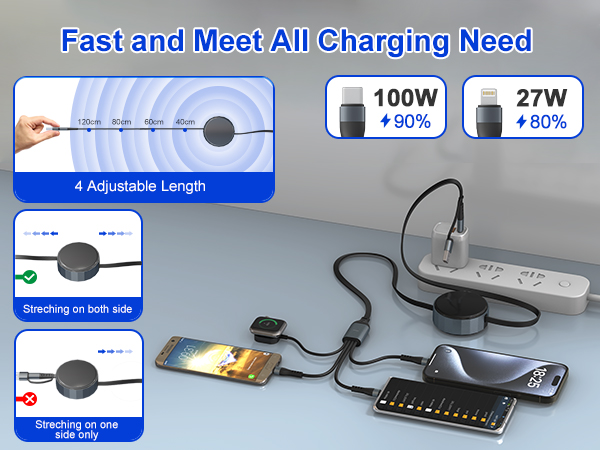 multi charging cable apple watch usb c to lightning and apple watch multi charging cable iwatch