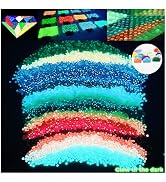 Glow in the Dark Diamond Painting Beads for Diamond Dots Accessories, 20 Colors Square Diamond Pa...