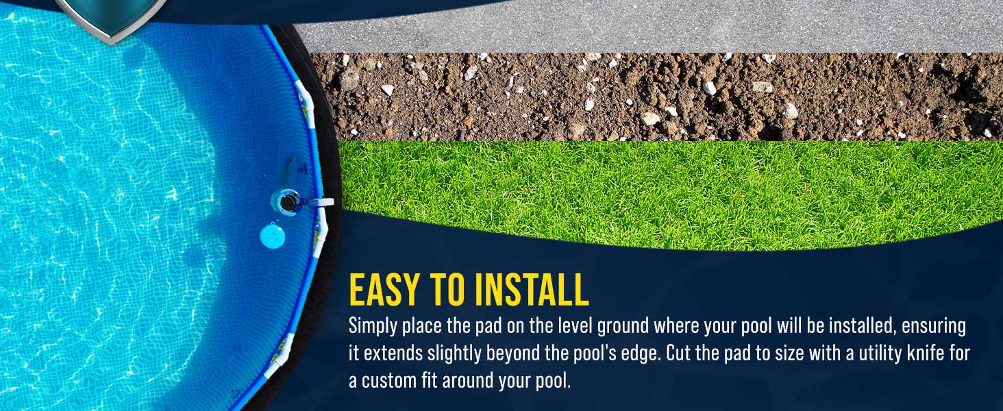 Round Pool Liners Are Easy to Install, Easy to custom fit to your pool, easy to customize to size
