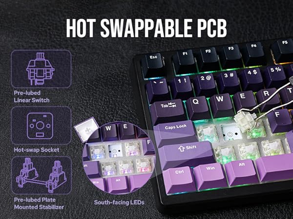 HE75 Magnetic Gaming Keyboard