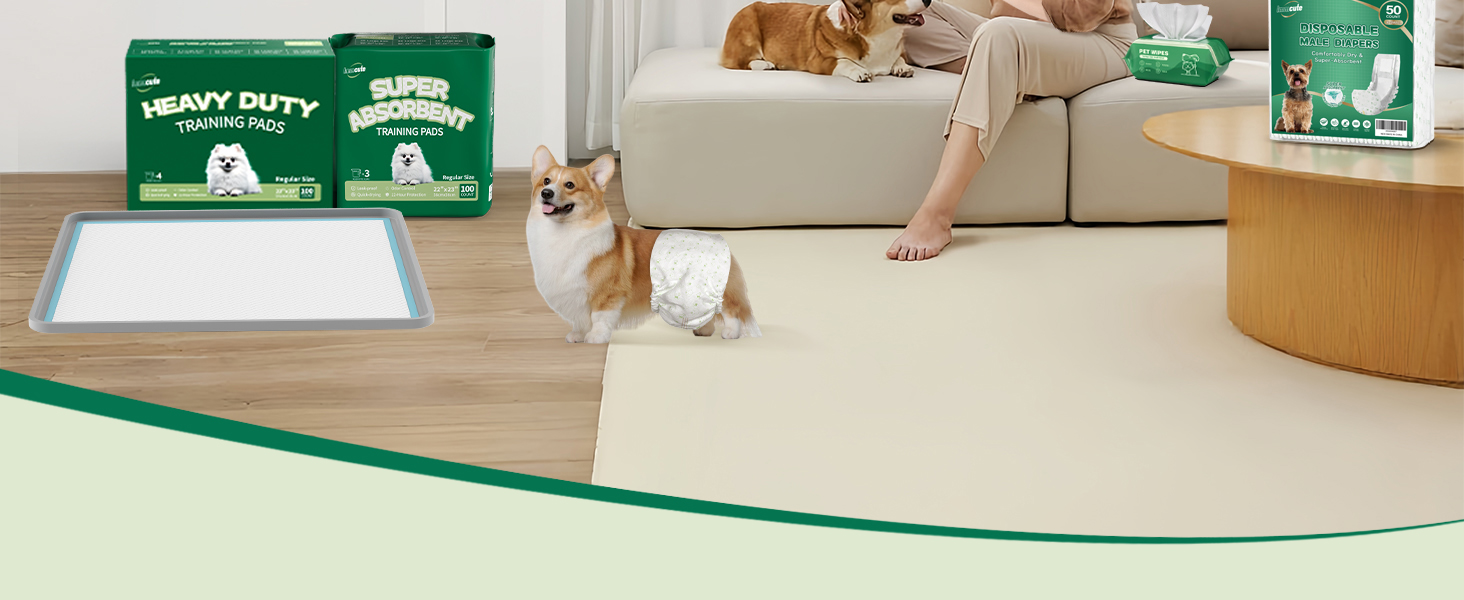 IMMCUTE Disposable Puppy Pee Pads