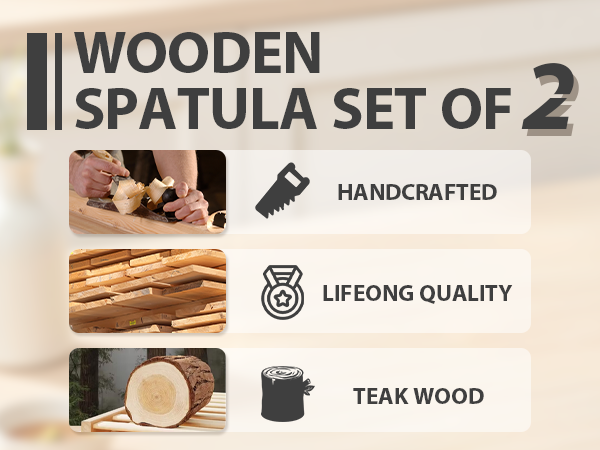 wooden spatulas