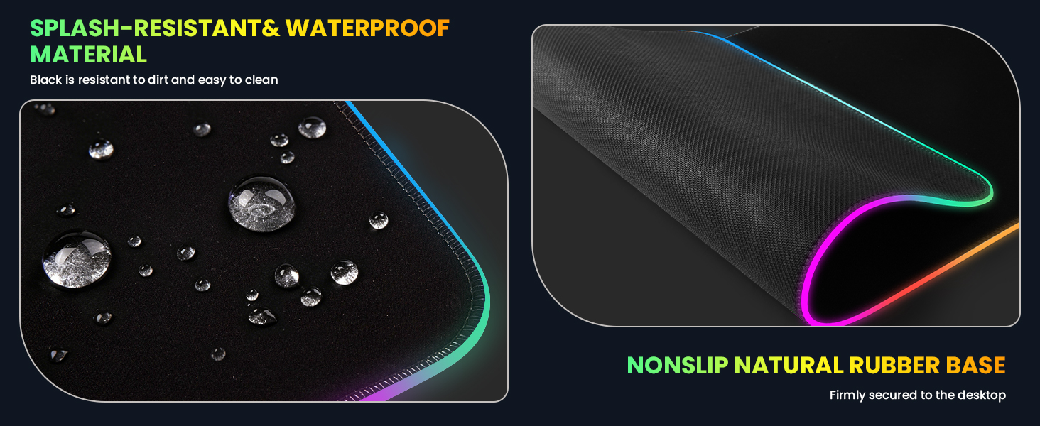 desk mat for keyboard and mouse